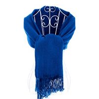 Ladies Easy-Matching Pefect Accessory Winter Scarf Royal Blue